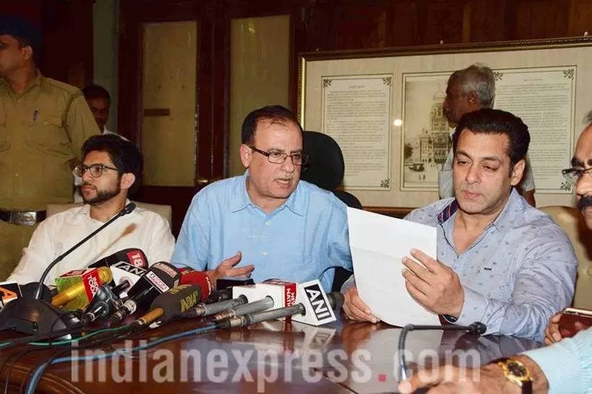 Salman Khan, Salman Khan news, Salman Khan bmc, bmc Salman Khan, Salman Khan pics, Salman Khan images, Salman Khan photos, Salman Khan Aditya Thackeray, Aditya Thackeray salman khan, alvira khan, salman alivira, entertainment photos, bollywood news in hindi, entertainment news in hindi
