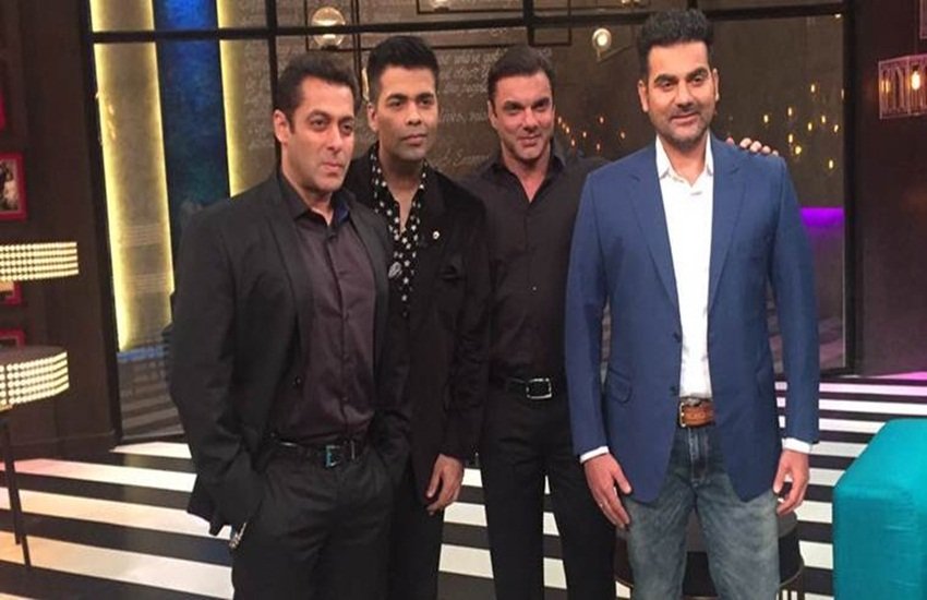 salman khan, karan johar, arbaaz khan