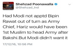 पूनावाला का मुस्लिम को आर्मी चीफ ना बनाने का आरोप, सोशल मीडिया यूजर्स बोले- सोनिया के कारण कलाम दोबारा राष्‍ट्रपति नहीं बन पाए