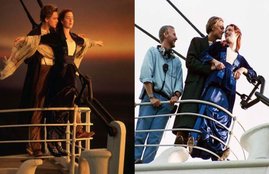 leonardo di caprio, kate winslet, titanic