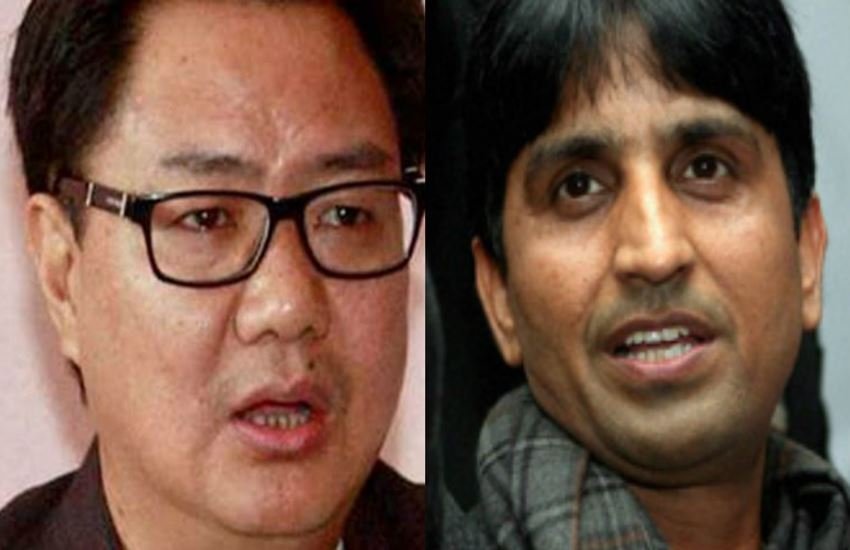 kiren rijiju, kumar vishwas, kiren rijiju on kumar vishwas