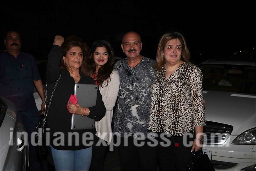 जाएद खान, ऋतिक की बहन सुनैना, राजेश रोशन सभी इस मौके पर हुए फैमिली डिनर पर मौजूद थे।