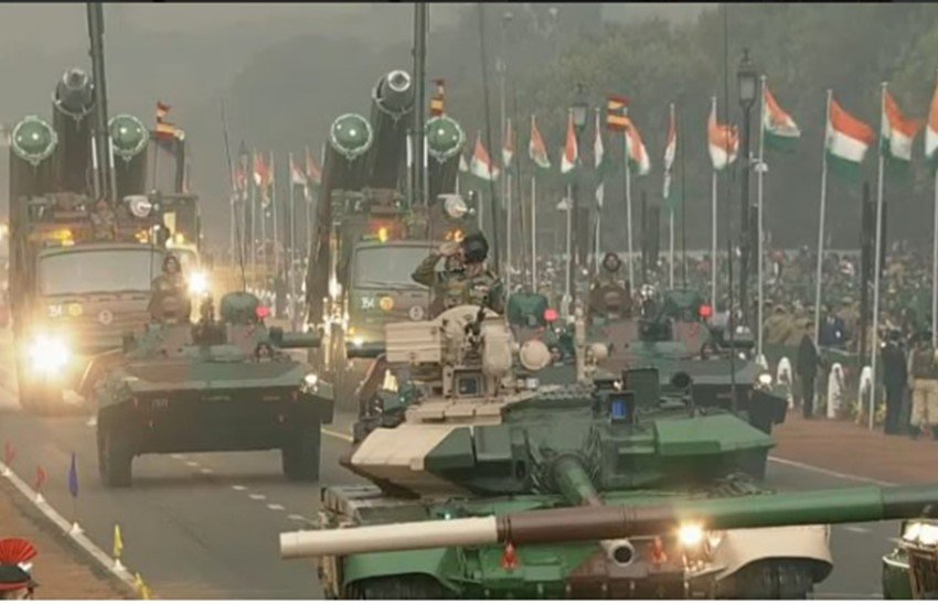 परेड का दृश्य (Photo: ANI)