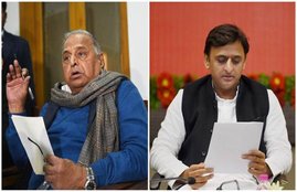Mulayam Singh Yadav, Akhilesh Yadav, Mulayam-Akhilesh Fight, Samajwadi Party Crisis, Yadav family, Dimple Yadav, Congress SP alliance, Uttar pradesh Elections, India, jansatta