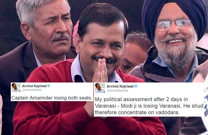 Arvind Kejriwal, Arvind Kejriwal Funny, Arvind Kejriwal Fool, Narendra Modi, Captain Amarinder Singh, Arvind Kejriwal vs Narendra Modi, Loksabha Election 2014, Punjab Elections, India, Jansatta