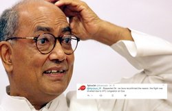 दिग्विजय सिंह‍ साधना चाहते थे पीएम नरेंद्र मोदी पर निशाना, लोगों ने चुनाव के नतीजे दिखाकर घेरा