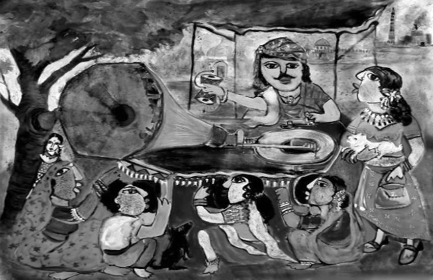 गली-गली ढोल-नगाड़े बजा-बजा कर लोगों को जुटाया गया था।