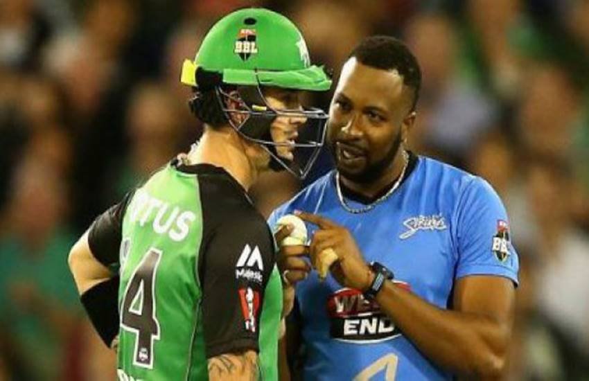 Big Bash Legue, Kevin Pietersen, Kieron Pollard, Melbourne Stars, Adelaide Strikers, Kieron Pollard Wrapped Hand, Kevin Pietersen Refused to Bat Against Pollard, Cricket News, Sports News