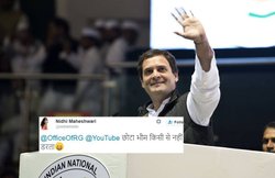राहुल गांधी ने BJP-RSS पर लगाया लोगों को डराने का आरोप, यूजर्स ने ली चुटकी