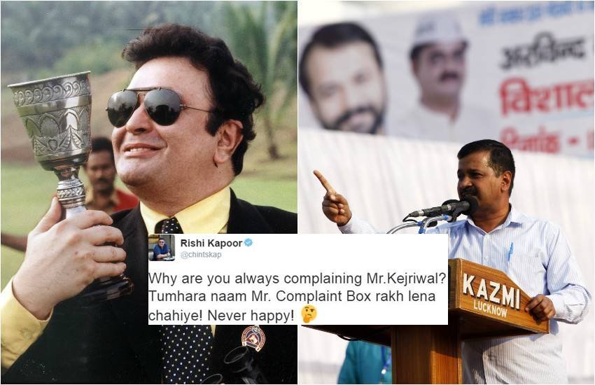 AAP, Arvind Kejriwal, Rishi Kapoor, Punjab Election 2017, Goa Election 2017, Assembly Election 2017, Rishi kapoor Twitter, Ashutosh, India, Jansatta