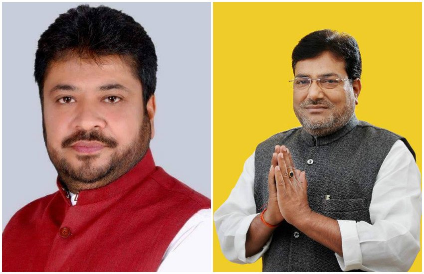 बाहुबली नेता रिजवान जहीर (बाएं) और पूर्व बीएसपी सांसद ब्रजलाल खाबरी (दाएं) (Photo: Facebook)