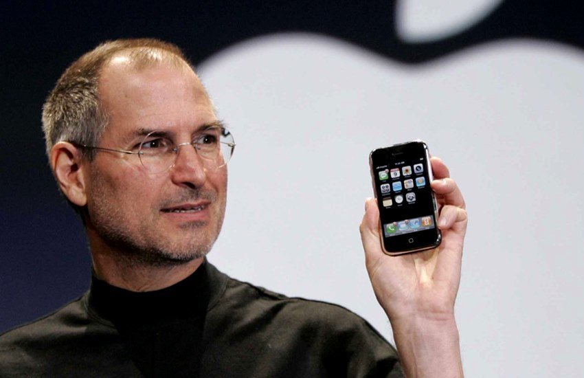 Steve Jobs, first iPhone