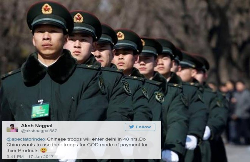 चीनी मीडिया ने हाल ही में दावा किया था कि जंग होने पर उसकी सेना 48 घंटों में ही पूरी दिल्ली तक पहुंच सकती है। (Source: Reuters) चीनी मीडिया ने हाल ही में दावा किया था कि जंग होने पर उसकी सेना 48 घंटों में ही पूरी दिल्ली तक पहुंच सकती है। (Source: Reuters)