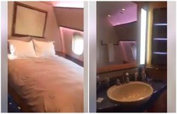 सोशल मीडिया पर वायरल वीडियो में दावा-आलीशान महल जैसा है यूएई के क्राउन प्रिंस का लग्जरी विमान