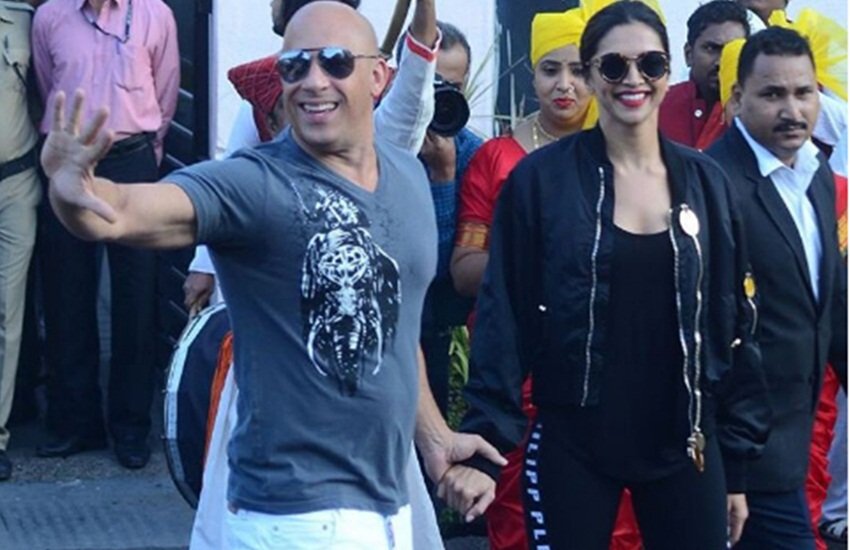 Vin Diesel, Deepika Padukone, India