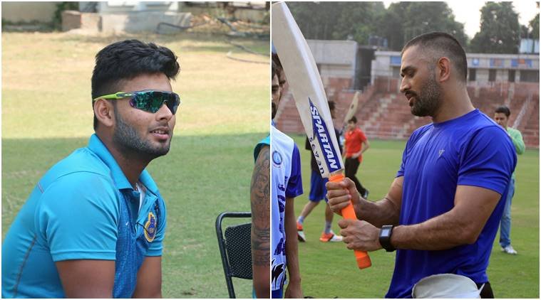  रिषभ पंत ने आज उम्मीद जताई कि उन्हें महेंद्र सिंह धोनी ने विकेटकीपिंग को लेकर कुछ गुर सीखने को मिलेंगे। 