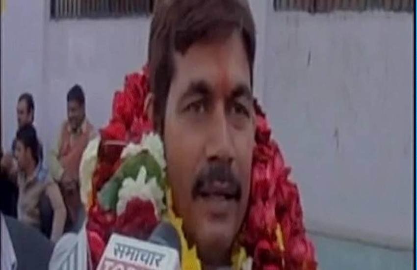 आगरा दक्षिण से निर्दलीय प्रत्याशी गोविंद चौधरी। (ANI Photo)