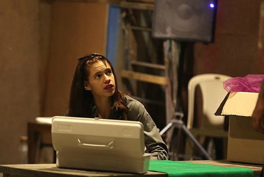 Kalki Koechlin, Eiffel Tower, Pondicherry