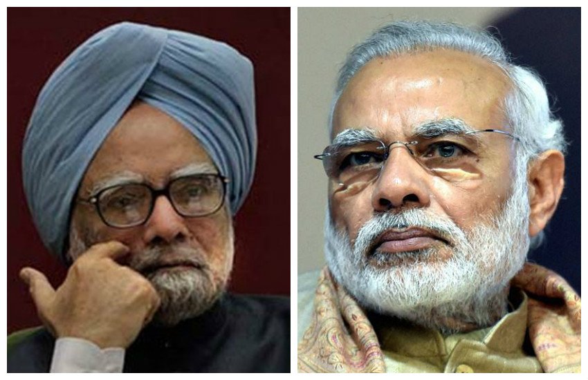 पूर्व पीएम मनमोहन सिंह और पीएम नरेंद्र मोदी। पूर्व पीएम मनमोहन सिंह और पीएम नरेंद्र मोदी।