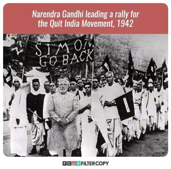 Khadi Udyog, Narendra Modi, Mahatma Gandhi