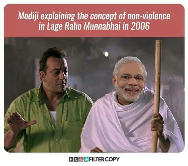 Khadi Udyog, Narendra Modi, Mahatma Gandhi