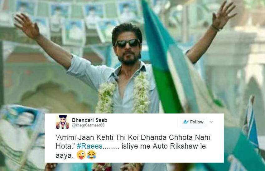 raees, raees review, Ammi Jaan Kehti Thi, Raees Dialogue, twitter