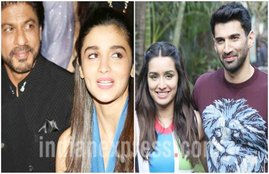 Shraddha Kapoor, Shahrukh Khan, Alia bhatt, Aditya Roy Kapur