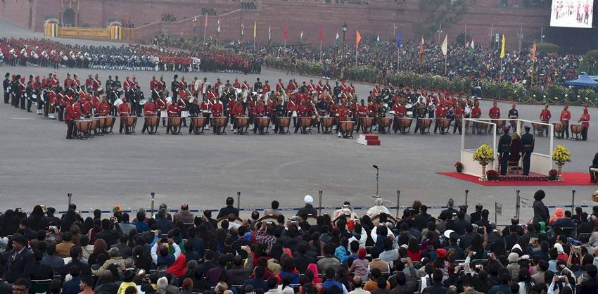 republic day, beating retreat, beating retreat photos, beating retreat pics, beating retreat tweets