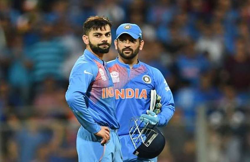 कप्तान विराट कोहली और विकेटकीपर महेंद्र सिंह धोनी। कप्तान विराट कोहली और विकेटकीपर महेंद्र सिंह धोनी।