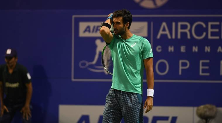 युकी भांबरी चेन्नई ओपन में दुनिया के 47वें नंबर के खिलाड़ी बेनोइत पेयरे से सीधे सेटों में हार गए और इसके साथ ही टूर्नामेंट के एकल वर्ग में भारतीय चुनौती भी समाप्त हो गई। 