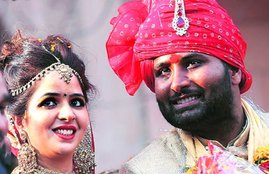 MLA wedding, MLA AAP Vishesh Ravi, social marriage, community marriage delhi, indian express, india news, latest news