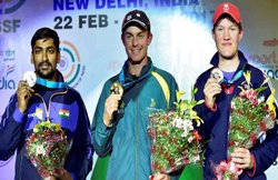 निशानेबाज़ी विश्व कप: अंकुर मित्तल ने मैराथन डबल ट्रैप में जीता रजत पदक