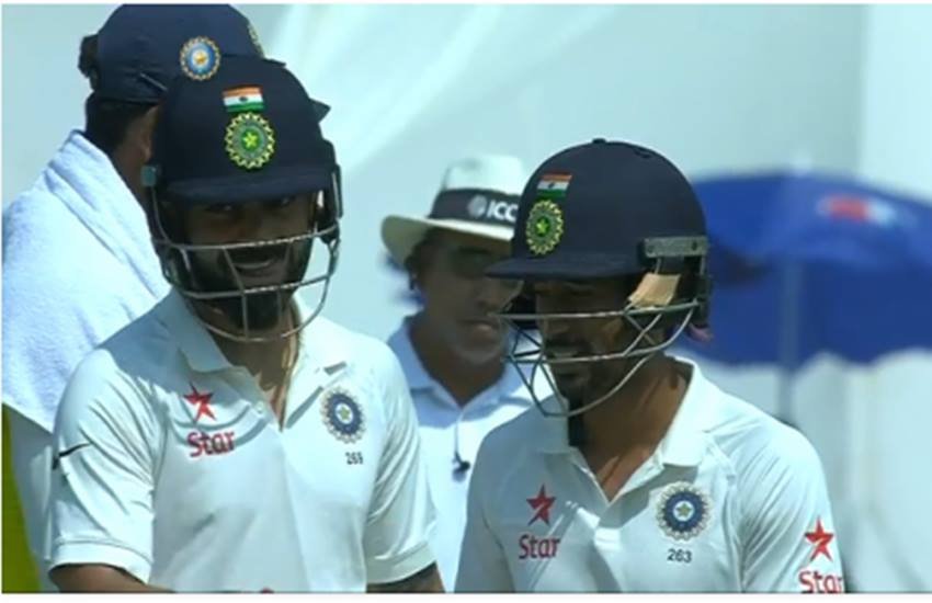 फैसला अपने पक्ष में आने के बाद मुस्काते विराट कोहली।