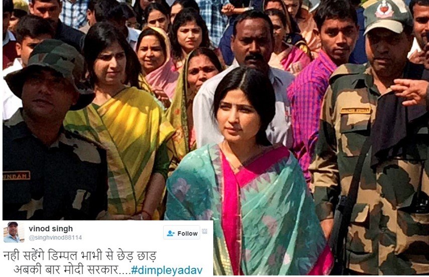 dimple yadav, akhilesh yadav, dimple yadav rally, SP, samajwadi party, UP elections 2017, uttar pradesh polls, akhilesh yadav wife, dimple angry, dimple yadav news