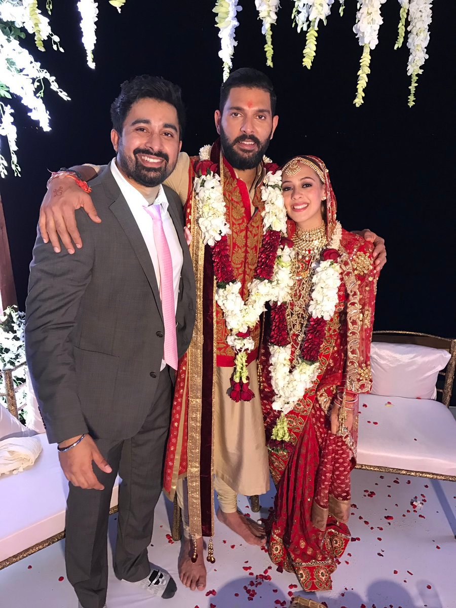 हेजल ने 30 नवंबर 2016 को क्रिकेटर युवराज सिंह से शादी की।