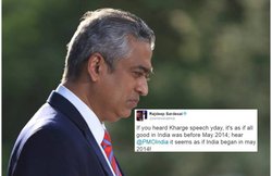 राजदीप सरदेसाई ने नरेंद्र मोदी और मल्लिकार्जुन खड़गे के भाषण पर किया यह ट्वीट तो लोगों ने घेर लिया