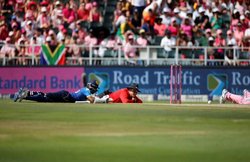 श्रीलंका-दक्षिण अफ्रीका क्रिकेट मैच के दौरान हुई मधुमक्खियों की घुसपैठ, जमीन पर लेटकर खिलाडि़यों ने खुद को बचाया