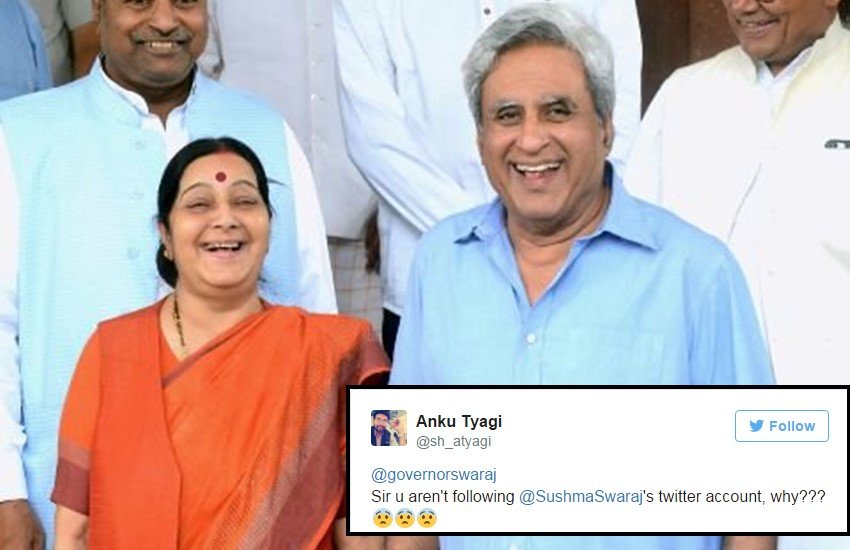 विदेश मंत्री सुषमा स्वराज और उनके पति ट्विटर पर काफी एक्टिव रहते हैं। विदेश मंत्री सुषमा स्वराज और उनके पति ट्विटर पर काफी एक्टिव रहते हैं।