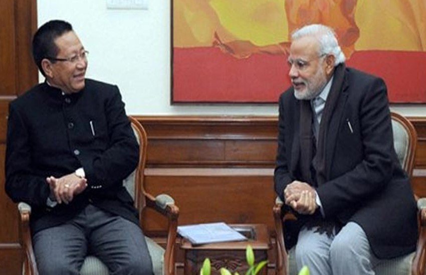 प्रधानमंत्री नरेंद्र मोदी और नागालैंड के मुख्यमंत्री टी आर जीलांग। (Source: PTI/file pic) प्रधानमंत्री नरेंद्र मोदी और नागालैंड के मुख्यमंत्री टी आर जीलांग। (Source: PTI/file pic)