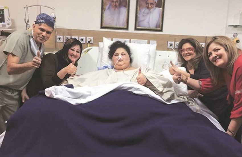 Eman ahmed, eman, worlds heaviest women, eman ahmed mumbai, eman ahmed loses 50 kg, Saifee Hospital, eman ahmed egypt, maharashtra news, india news, jansatta