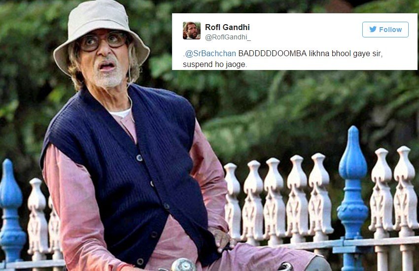 बिग बी ने सैटेलाइट की संख्या गलत लिख दी थी।