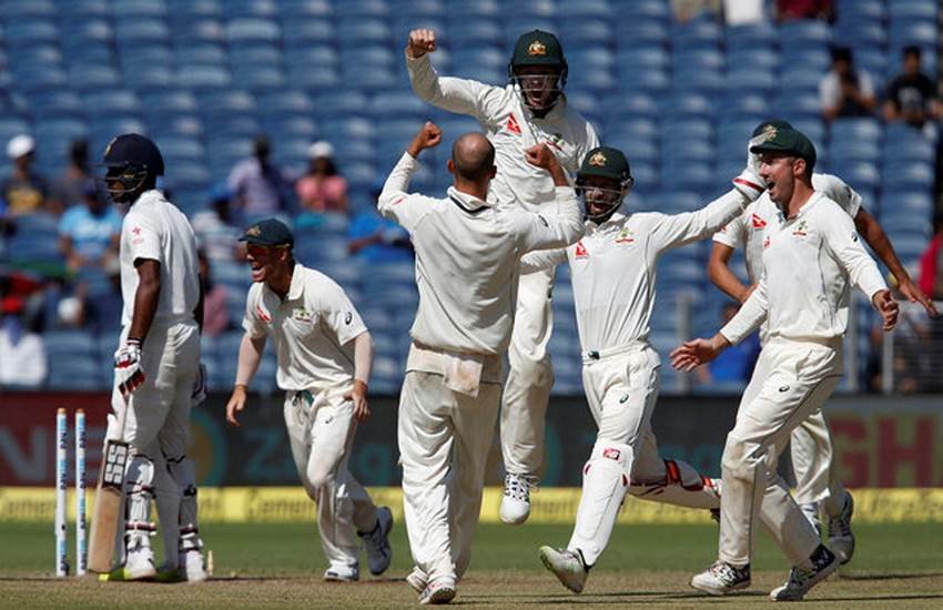 pune test, ind vs aus, india vs australia test, virat kohli, steven smith, live cricket score, pune test news, indian cricket team, india australia test, cricket news
