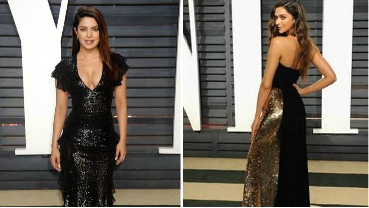deepika padukone, priyanka chopra, oscars after party, deepika padukone after party oscars look, priyanka chopra oscars after party look, baywatch, xxx return of xander cage, priyanka deepika, bollywood, hollywood news, entertainment news