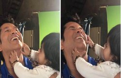 सचिन तेंदुलकर की गोद में नन्हीं परी हिनाया के कुछ शरारती भरे पल, देखें Adorable फोटोज
