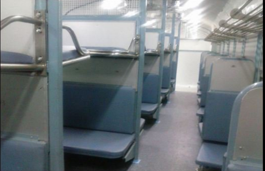 Antyodaya Express, railway minister, suresh prahbu, prahbu, nation's first Antyodaya Express, Humsafar Express, Ministry of Railways, Passenger announcement System, fire and smoke detection and suppression system, CCTVs, comfortable seats, mobile and laptop charging points, integrated Braille display, LCD display above compartment doors in the aisle, Fire retardant curtains,अंत्योदय एक्सप्रेस ट्रेन, आरामदायक, विडियो कॉन्फ्रेंसिंग