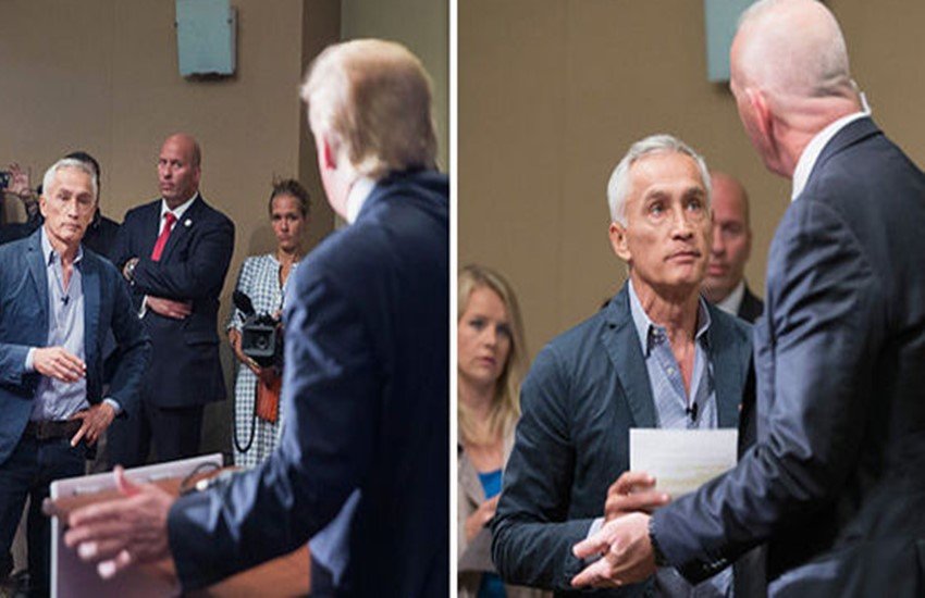 Donald Trump, Mexican journalist, press confrence