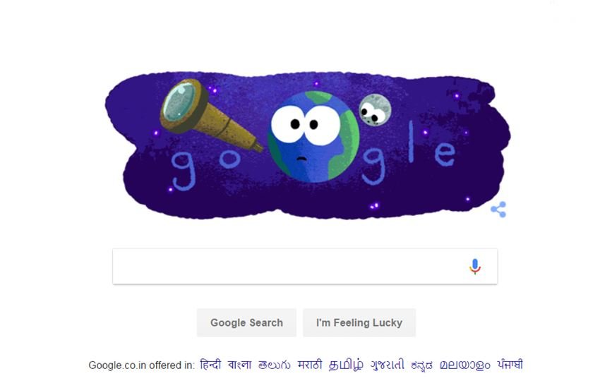Exoplanet Discovery Doodle: गूगल पहले भी नयी खोज़ों और अजूबों को अपने डडूल पर जगह देता आ रहा है। Exoplanet Discovery Doodle: गूगल पहले भी नयी खोज़ों और अजूबों को अपने डडूल पर जगह देता आ रहा है।
