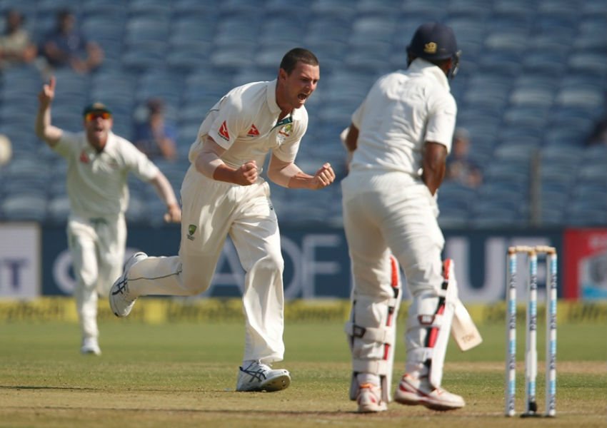 test match, india, australia, india test match, australia test match, pune match, match 2017, test cricket match, ind vs aus, jansatta, jansatta news, hindi news, virat kohli, rahul, r ashwani, jadeja, saha, rahane