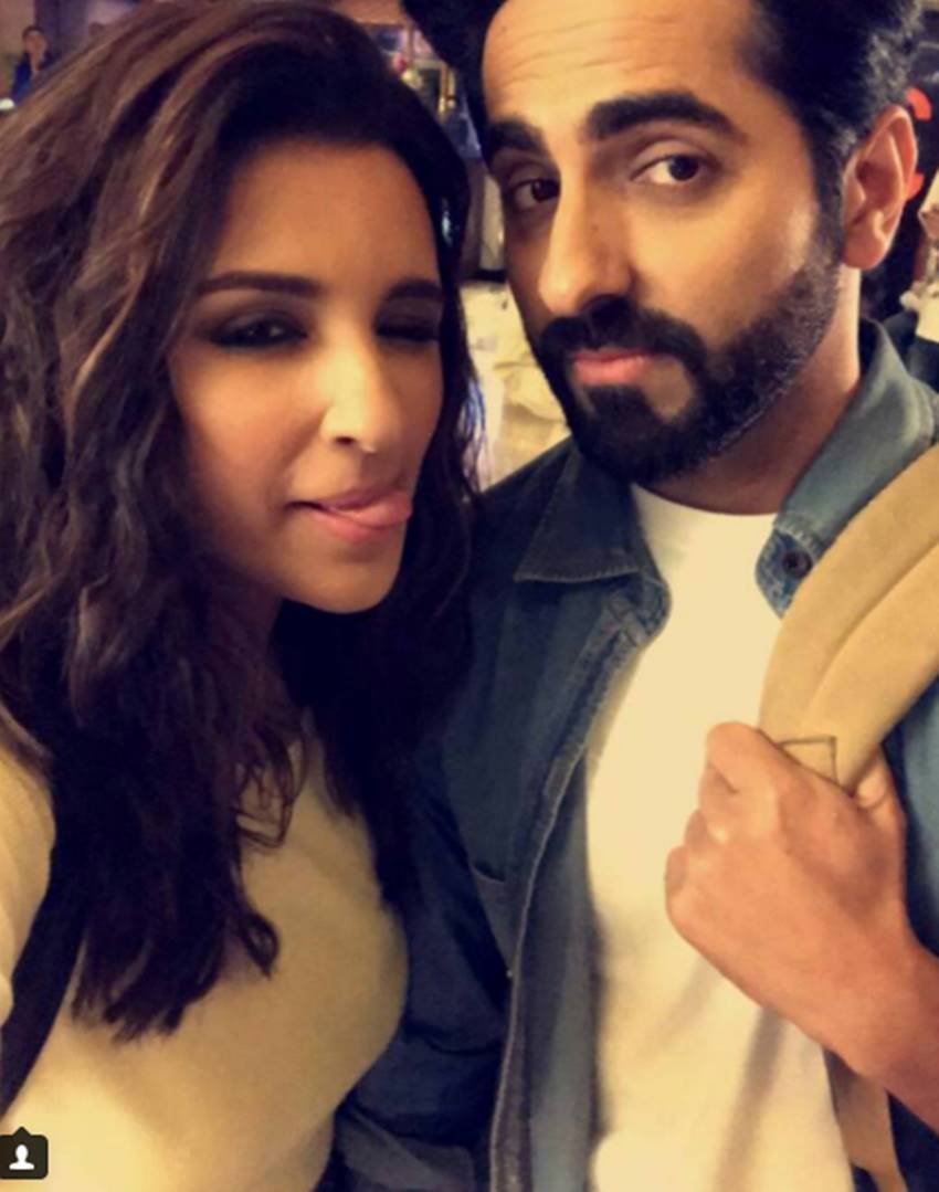 Ayushmann Khurrana, Parineeti Chopra, meri pyari bindu, bollywood, Parineeti Chopra Latets Pictures, Parineeti Chopra Instagram Videos, parineeti Chopra upcoming movie