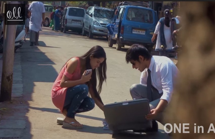 प्रेंक वीडियो का एक सीन। प्रेंक वीडियो का एक सीन।